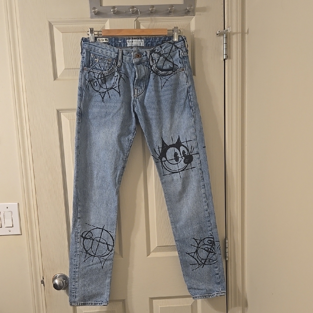 Scotch And Soda Felix The Cat Collab Jeans